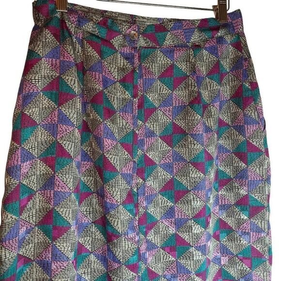 Sophisticates Vintage Abstract Skirt - Picture 3 of 8